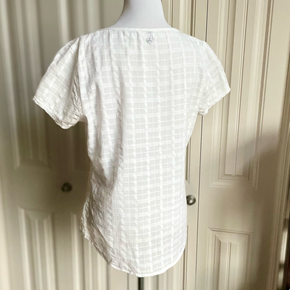 PRANA White Lucie Shirt - Picture 3 of 7